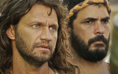 Vitor Hugo é o profeta Jeremias em O Rico e Lázaro; novela aposta na pregação no seu início - Reprodução/RecordTV