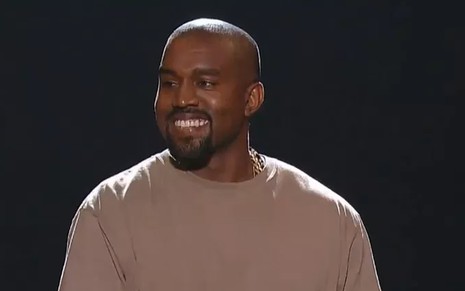 O cantor Kanye West durante o VMA de 2015