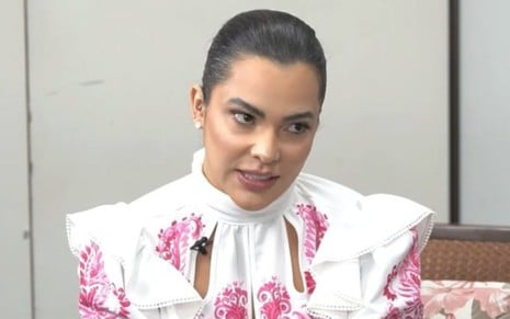 Emilly Araújo em entrevista a Leo Dias em 2023