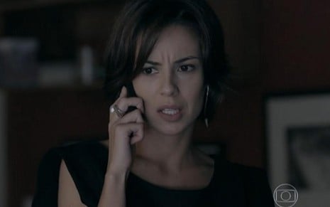 Maria Clara (Andreia Horta) vira pivô de separação de Cristina (Leandra Leal) e Vicente (Rafael Cardoso) - Reprodução/TV Globo