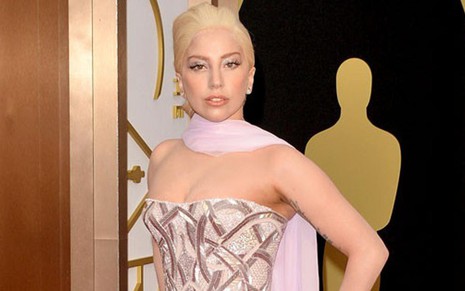 Lady Gaga na premiação do Oscar, em março deste ano; cantora comprou mansão com pista de boliche - Divulgação